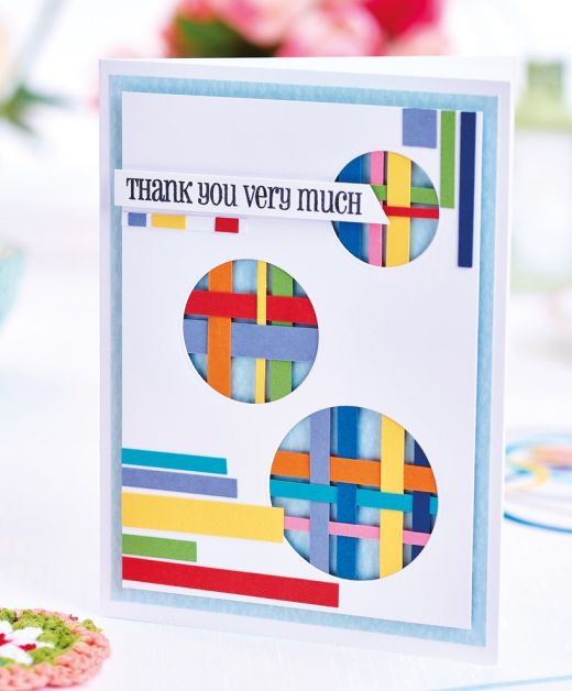 Colourful Die-Cut Cards