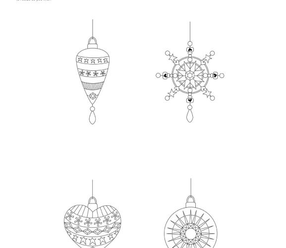 Digi Stamps Xmas Baubles