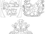 Easter Bunny Papercutting Motifs