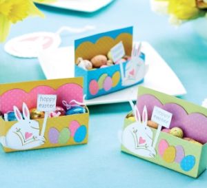 Easter Egg Box & Bunny Template