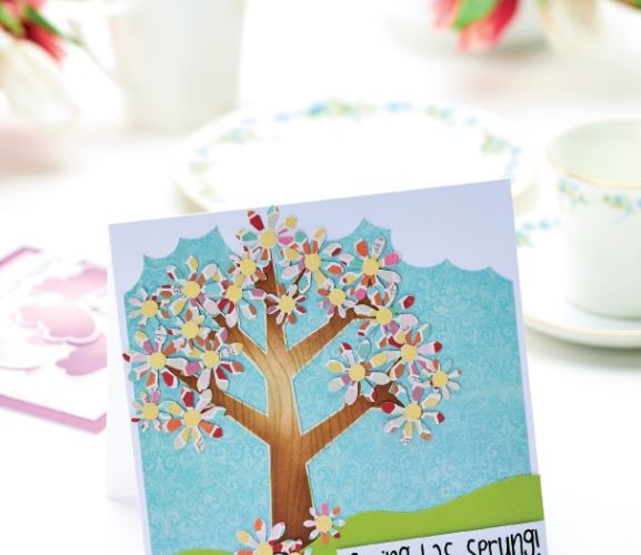 Spring Tree Blank Motif