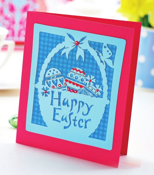 Easter Cards Using Papercutting