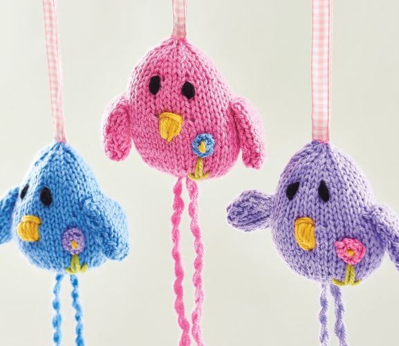 Knitted Easter Wall Hanging