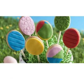 Easter Egg Biscuit Pops Easter Egg Biscuit Pops