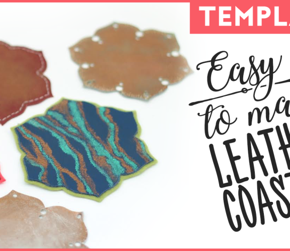 Easy To Make Leather Coasters Template