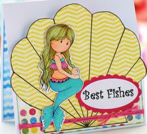 Easy Beach Scene Cards
