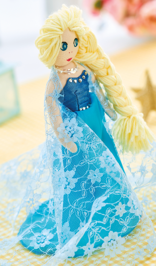 Stitched Snow Princess Doll