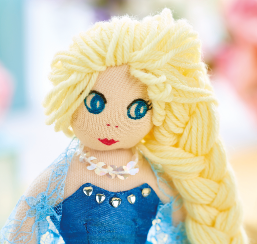 Stitched Snow Princess Doll