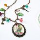 Embed vintage images in resin Necklace