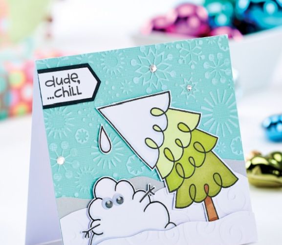 Embossed Character Christmas Cards