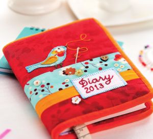 Embroidered Diary Cover