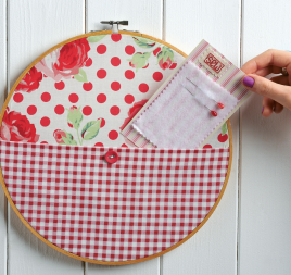 Embroidery Hoop Wall Pocket Embroidery Hoop Wall Pocket