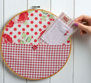 Embroidery Hoop Wall Pocket