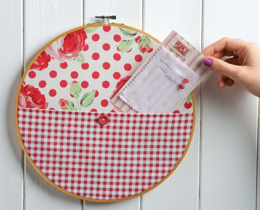 Embroidery Hoop Wall Pocket