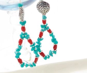 Exotic Turquoise Earrings