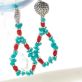 Exotic Turquoise Earrings