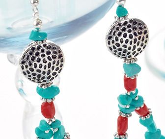 Exotic Turquoise Earrings
