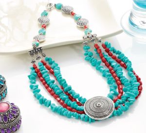 Exotic Turquoise Necklace