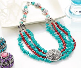 Exotic Turquoise Necklace