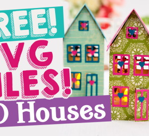 FREE SVG Files! 3-D Houses