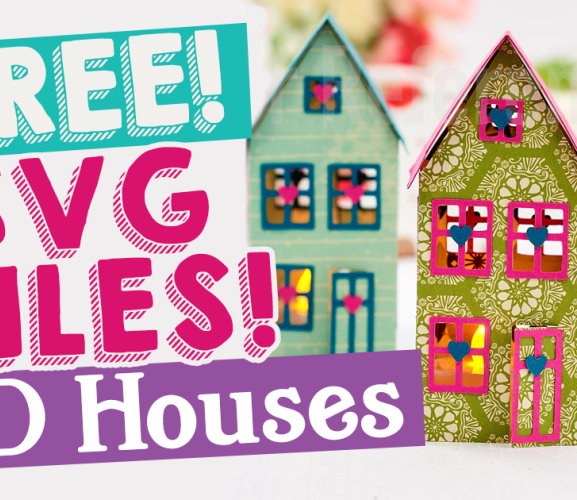 FREE SVG Files! 3-D Houses