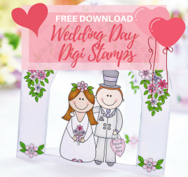 FREE Wedding Day Digi Stamps FREE Wedding Day Digi Stamps