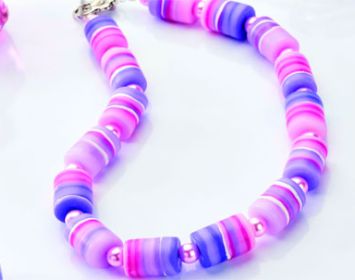 Create Faux Agate Beads Necklace Create Faux Agate Beads Necklace