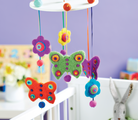 Felt Nursery Mobile