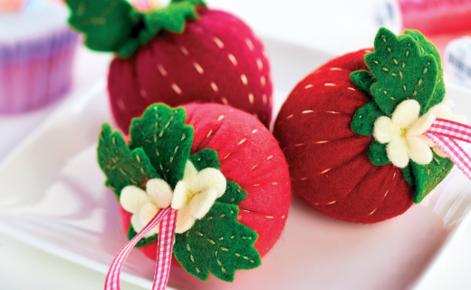 Strawberry Pincushions