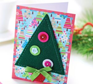 Felt Applique Christmas Cards
