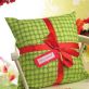 Festive Cushion And Tag