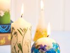 Make Floral Candles