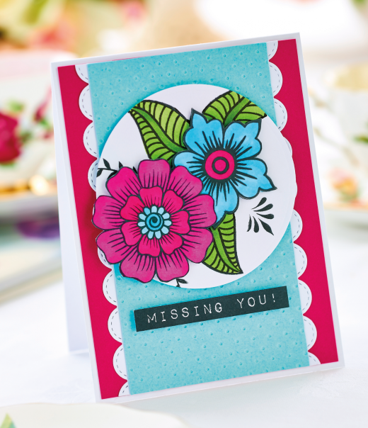 Floral Greeting Card Project