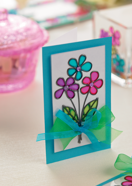 Floral Painted Glass Gifts