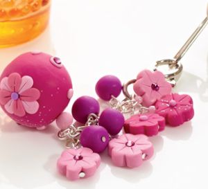 Polymer Clay Charm Beads Handbag Charm