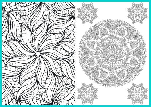 Flower Art Therapy Designs