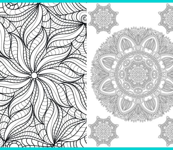 Flower Art Therapy Designs