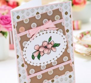 Classic Flower Card Motif