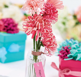 Quilled Frilly Flowers Quilled Frilly Flowers