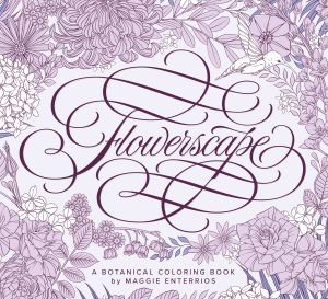 Free Flowerscape Colouring Pages