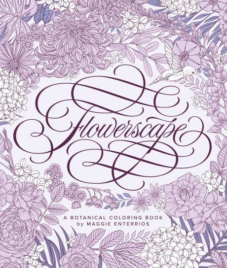 Free Flowerscape Colouring Pages