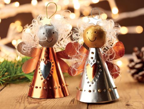 Embossed Foil Angels