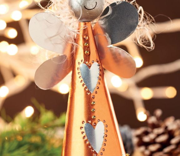 Embossed Foil Angels