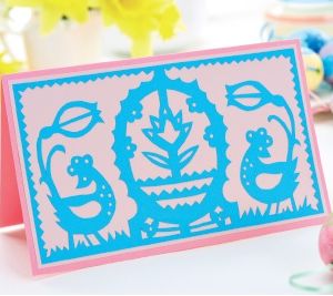 Intricate Easter Papercutting Template