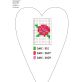Folkstyle Heart With Cross-Stitch Embroidery