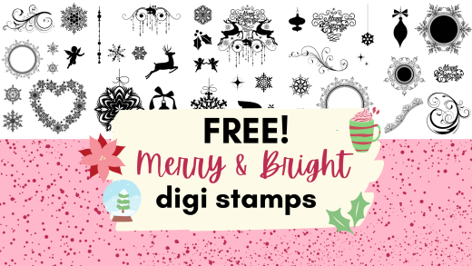 Free Stephanie Weightman Merry and Bright Digi Stamps