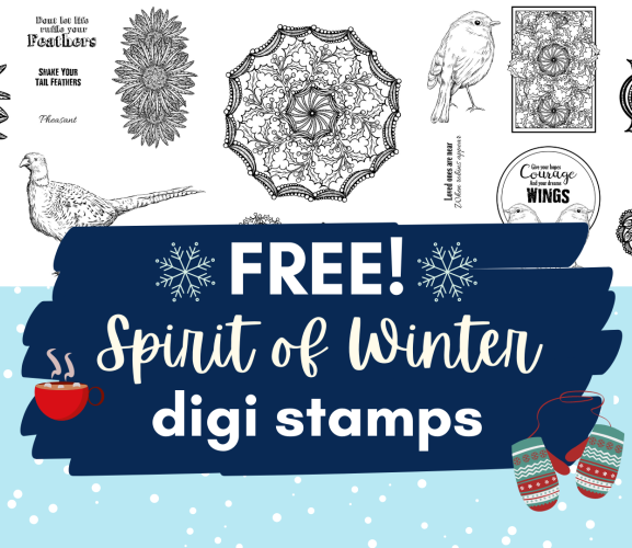 Free Sheena Douglass Spirit Of Winter Digi Stamps