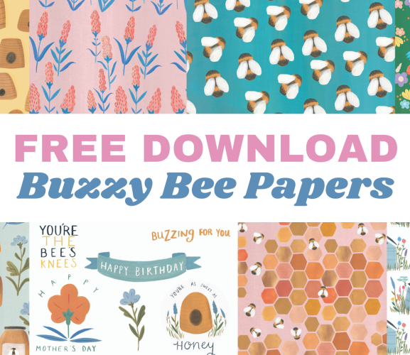 FREE Buzzy Bee Papers