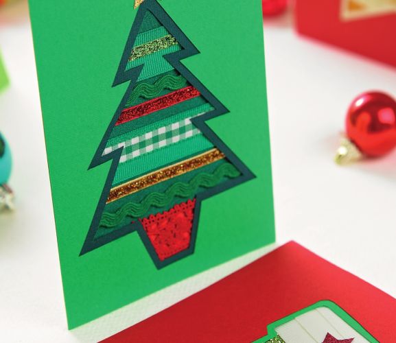Funky festive cards