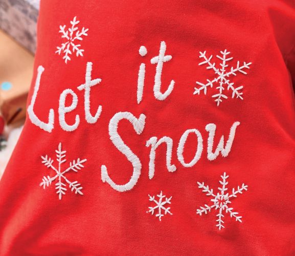 Embroider a Festive Gift Sack